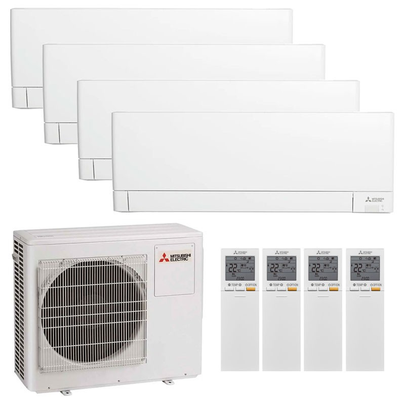 AY Quadri-split Mitsubishi Electric Climatisation Réversible Installé par PROXICLIM