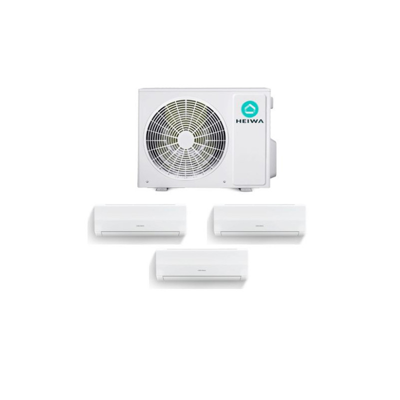 Zen+ Tri-split Heiwa Climatisation Réversible pour trois pièces